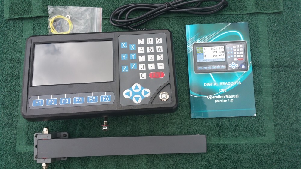 D80 2 or 3 axis display to replace your Acu-rite/Anilam display w/6 or 9 pin plg