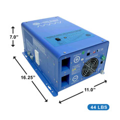 2000 W Pure Sine Inverter, Charger & Transfer Switch ETL Listed 2 Year Warranty