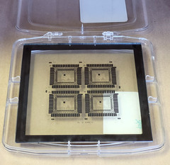 PHOTOMASK 7″ X 7″ X .125″ FLUOROWARE H92-7015L IC PHOTOMASK EL UI SLIDE 1A