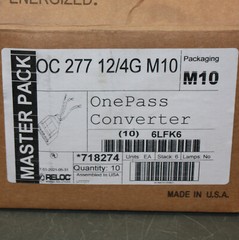 (10) Lithonia Reloc OnePass Converter OC 277 12/4G M10, Lighting Wire Adapter