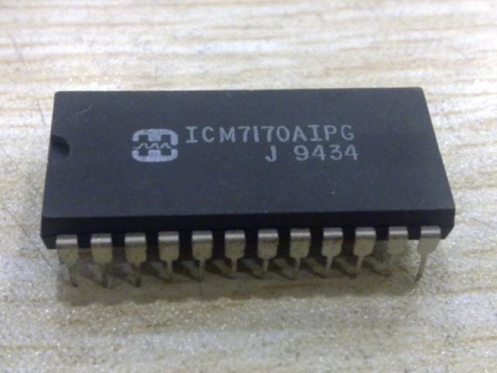 2pcs INTERSIL ICM7170AIPG DIP-24 Microprocessor-Compatible RH