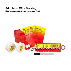 3M Scotchcode Wire Marker Tape Dispenser W/ Tape STD-0-9, Includes 1 Each of 0-9