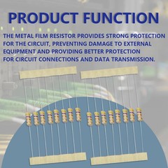 100 Pcs Half Watt 5 4.7 Ohm Carbon Film Resistor Resistance DIY Color: 100 pcs
