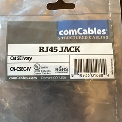 comCables Jack CN-C5EC-IV Cat 5E