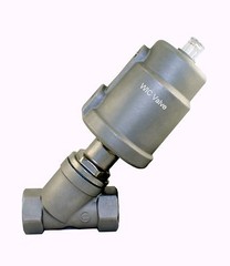 1.5″ Pneumatic Single Acting Spring Return Air Actuated Angle Seat Steam Valve