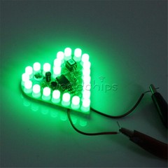 DIY Heart Shape Breathing Lamp Kit Love Shape Electronic Kit DC 4V-6V LED Module