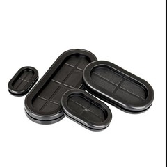 Blanking Grommets Rubber Grommet Closed Blind Plug Bungs 13*27mm-80*160mm Oval