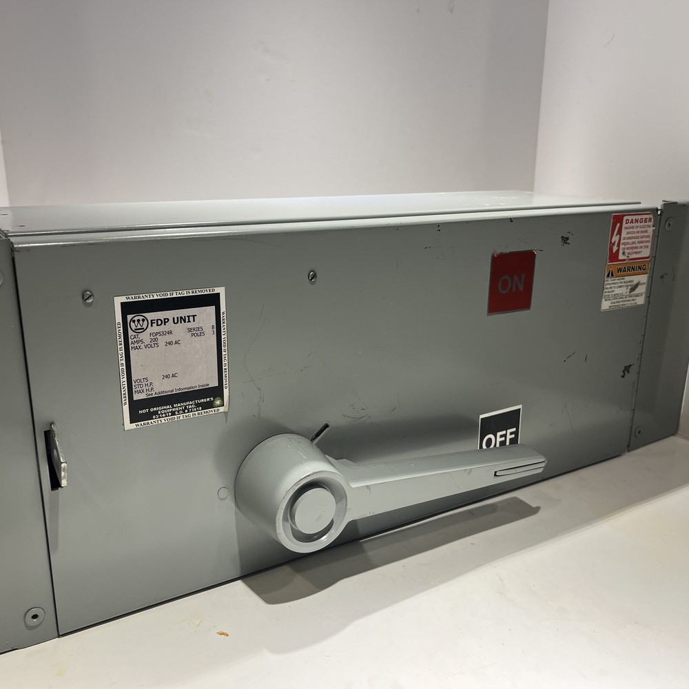 WESTINGHOUSE FDPS324R 200 Amp 240 Volts ✨Used Clean