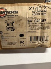 Myers STAC-2 Aluminum Copper Free 3/4” Cap Off