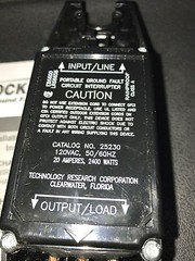 TRC 25230 Shock Shield GFI GFCI 120VAC 20 Amperes, 2400watts Circuit Interrupter