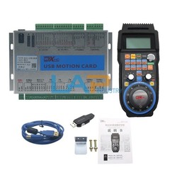 3-Axis Mach3 Motion Controller Breakout Board MK3-V + 4-Axis MPG Handwheel tps