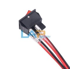 5PC New Boat-shaped light switch KCD2-201N 2 road 4 feet 2 files 15A small 250V