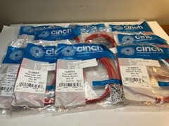 AIM-CAMBRIDGE CINCH 73-8894-5 CAT6 ETHERNET PATCHCORD 5′ RJ45XRJ45 LOT OF 10 NEW