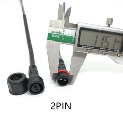 40cm Waterproof Male & Female Plug Wire Connector Cable Electrical Wire 2-8Pin