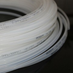 White PA Nylon Tube ID 2~14mm Pneumatic Air Line Tubing Oil & Fuel Plastic Pipe