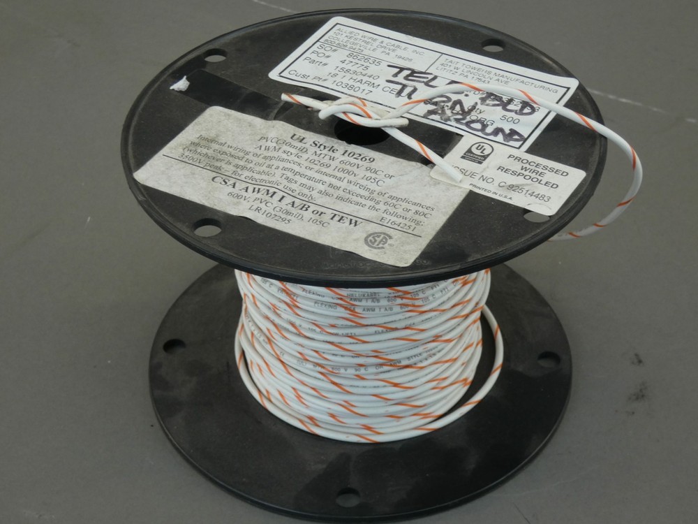 Allied UL Style 10269 Hook-up Wire 18 1 HARM CE/UL/CSA, Reel