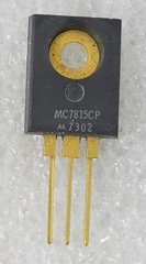 1PCS Vtg. Motorola MC7815CP Gold Three-Terminal Positive Voltage Regulator