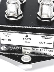 Blonder Tongue STB-4613-20 Coaxial Cable Directional Tap1, 20db