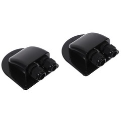 2 Pieces Double Solar-cable-entry-gland-housin Dual Hole Waterproof