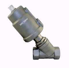 1.5″ Pneumatic Single Acting Spring Return Air Actuated Angle Seat Steam Valve
