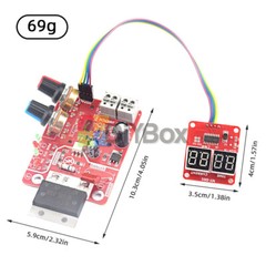 Single Pulse Spot Welding Machine Time Current Control Board Controller 40A 100A
