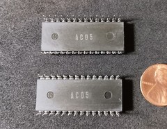 Qty 2: Vintage Collectible UM6507 28-Pin Version of the 6502 Microprocessor NOS