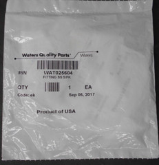Waters Part: WAT025604 Fitting SS 5/PK