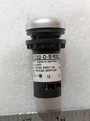 Eaton C22-D-S-K02 22.5mm RMQ Compact Pushbutton Black Industrial Component Spare
