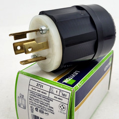 2731 Leviton 30 Amp 480V Grounding Locking Plug – Next Day Option – New