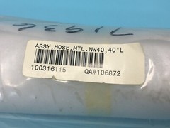 MKS 100316115 Assy, Hose, MTL, NW40, 40″L, 160505