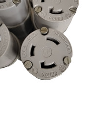 Arrow Hart 30A 125V Grounding Female Turn and Pull Connectors