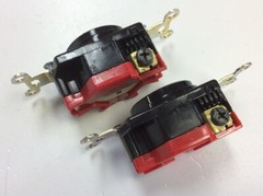 New Lot of 2 Eagle WC596/81-1 Twist Lock Receptacle NEMA L6-20 20A 250V 2P 3W UL