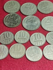 Komeek, lot of coin from CCCP,20, 1′, 5, 3, 2, 1 K, C060