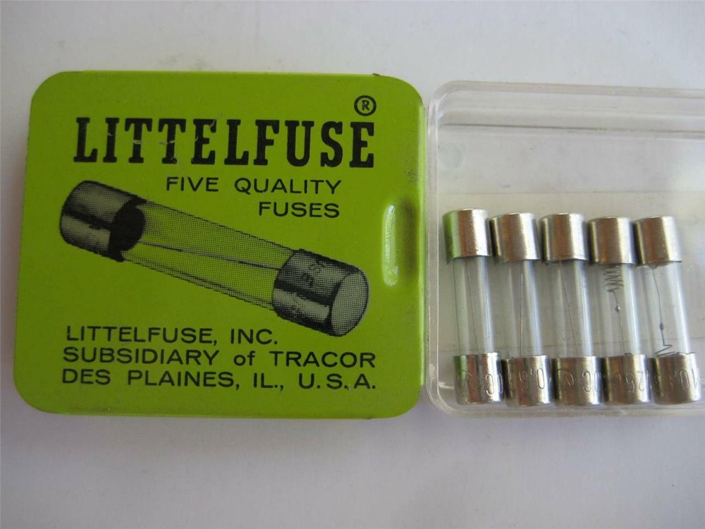 (5X) Littelfuse Fuse 211 1/2 or 1 or 2 or 5 Amp 5x20mm 250 V M Series GDC