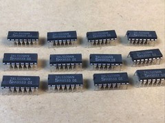 12 Pieces -74LS109AN MOT Dual J-K Positive-Edge-Triggered Flip-Flop 16-Pin Dip