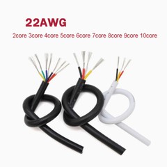 300V 22AWG 2/3/4/5/6/7/8/9/10 Core Automotive Cable Electrical Round Cable Wire