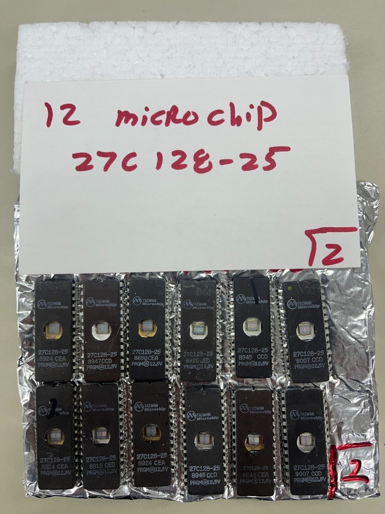 MICROCHIP TECHNOLOGY INC 27C128-25, Pulls, Not From China