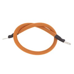 2 AWG Gauge Custom Battery Cable Copper Braided (Orange)