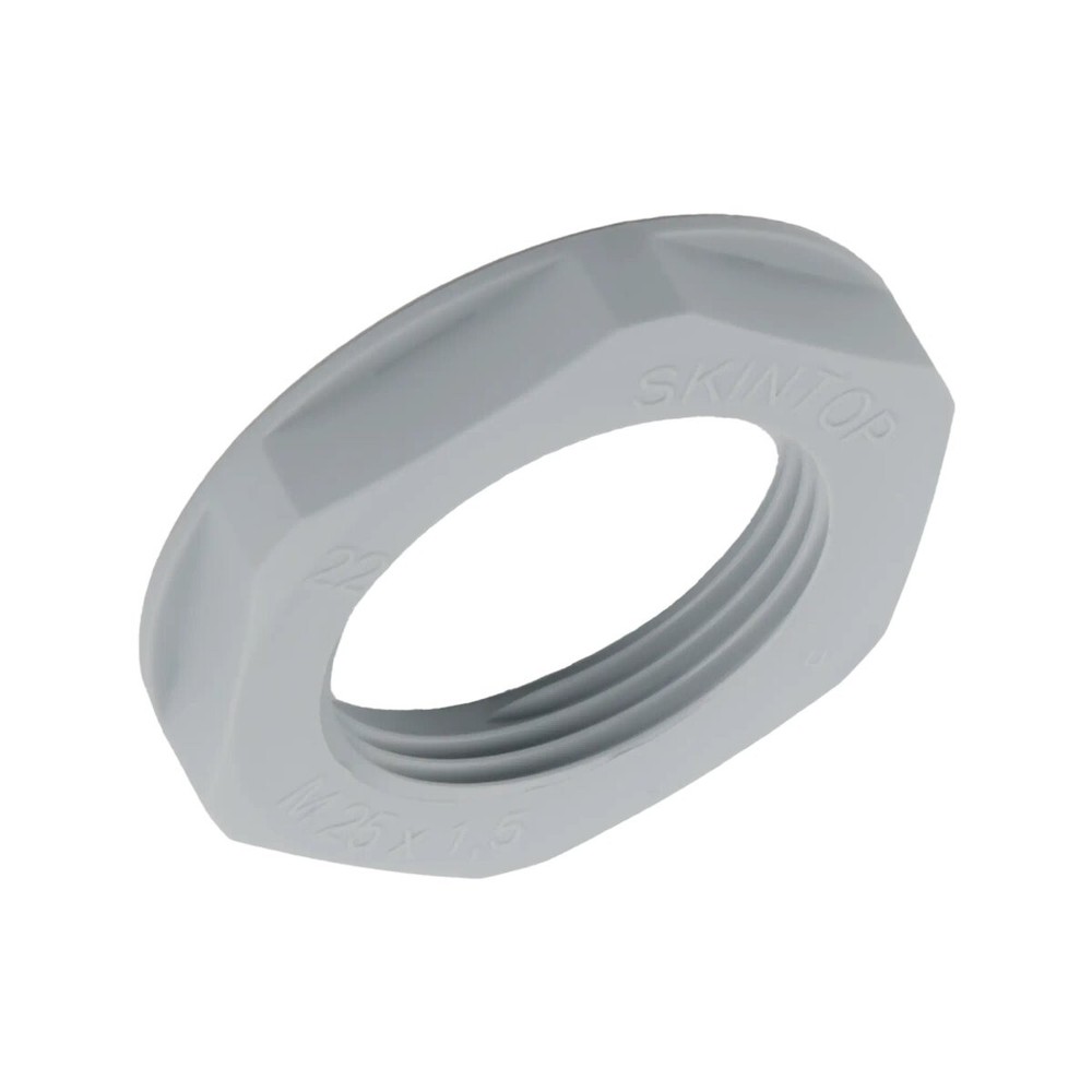 53119020, LAPP, Locknut Polyamide Gray M20 , Lot of 25