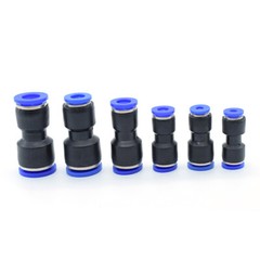 Pneumatic Push in Reducing Connectors,Metric Push Fit Reducers Full Range 4-16mm