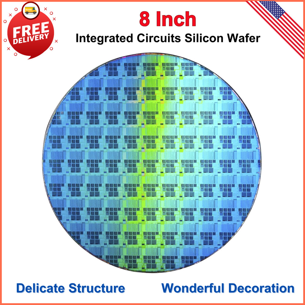 8 Inch Integrated Circuits Silicon Wafer Made by Copper Process For Decoration