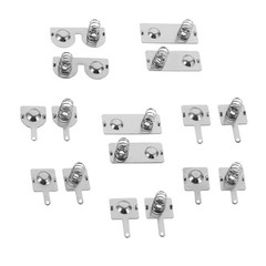 1 Set Battery Contact Batteries Metal Spring Battery Spring Contact Plate for