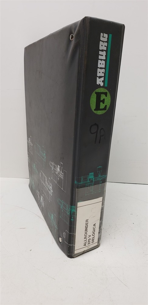 Arburg ALLROUNDER 270/370V/470V SELOGICA OPERATORS MANUAL W/FLOPPY DISCS