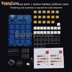 LED Digital Tube Display Calculator Electronic DIY Kit Soldering Practice Parts