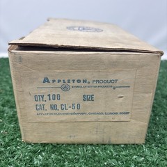 Appleton CL-50, 1/2″, Zinc Electroplated STL, 1-Hole, Rigid Con Clamp, 1 pc