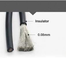 12AWG 0.08mm UL Flexible Silicone Cable Wire Stranded Copper Line Cord 8 Colors