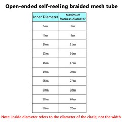 Self Closing Braided Cable Sleeving Color 5mm-60mm Wire Harness, Auto, Sheathing