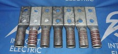 Lot of 7 NOS Burndy YA34-2N 500KCMIL Compression Lugs
