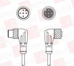 LEUZE KDS DN-M12-5W-M12-5W-P3-100 / KDSDNM125WM125WP3100 (NEW NO BOX)