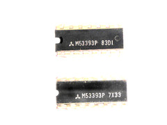 M53393P “Original” Mitsubishi 16P DIP IC 2 pcs